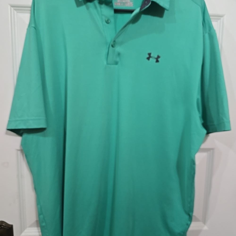 Under Armour‎ Men's Teal Polo Shirt
